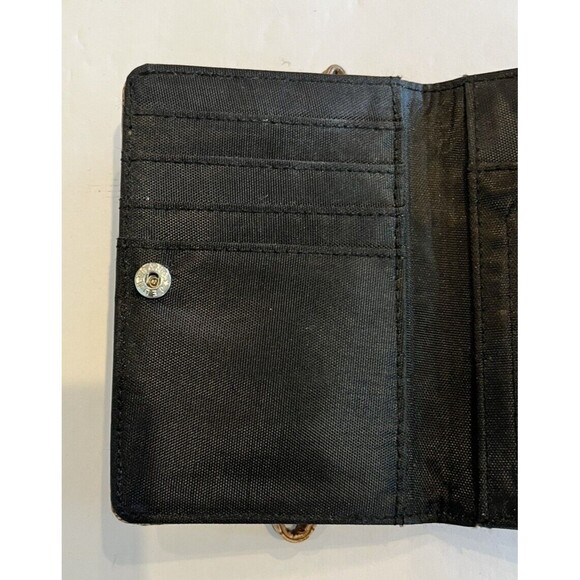 The Metropolitan Milano brown/beige Croc Embossed Wallet Cell Phone Case small - Picture 4 of 4